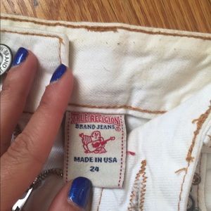 True religion shorts. Never worn size 24